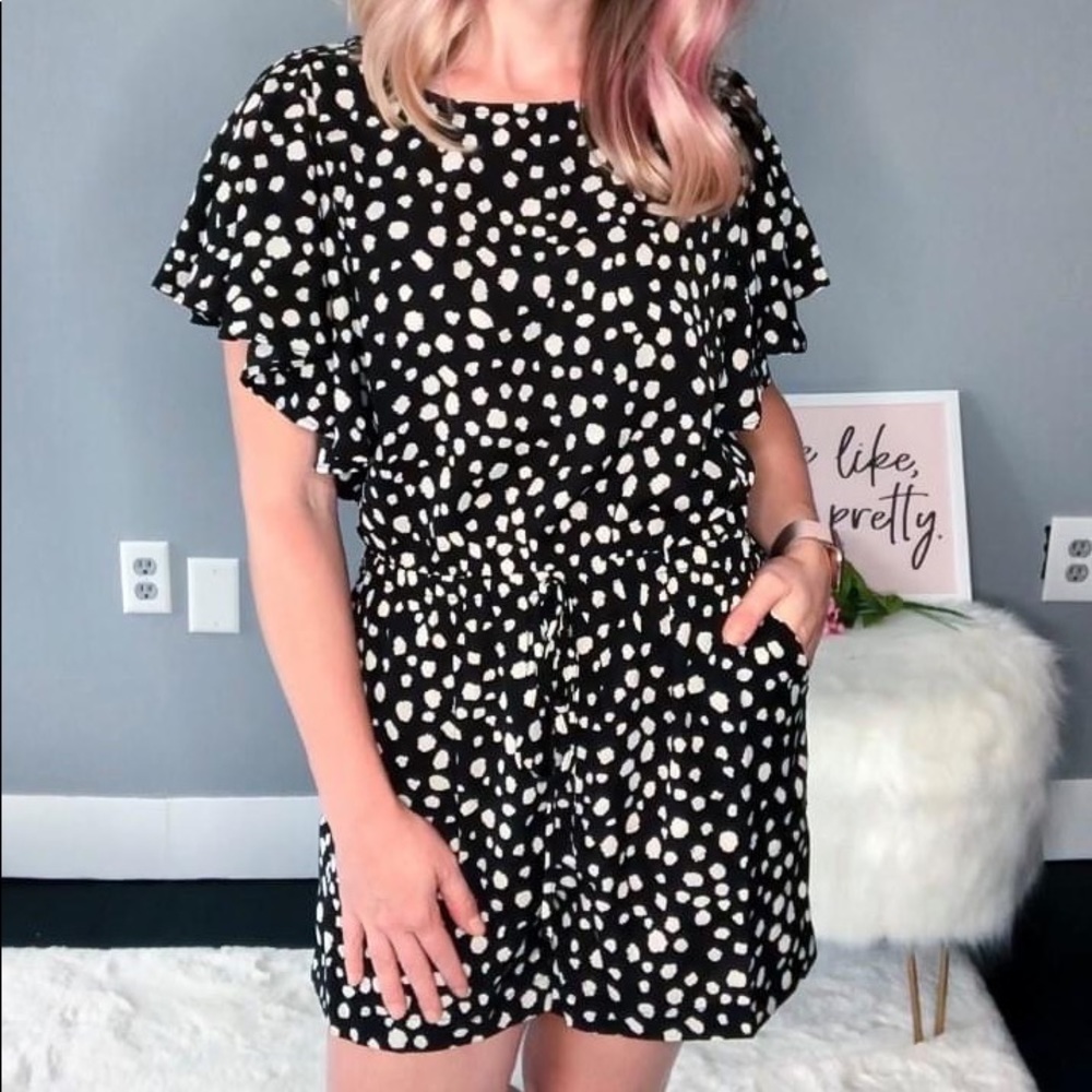 Cheetah Romper
